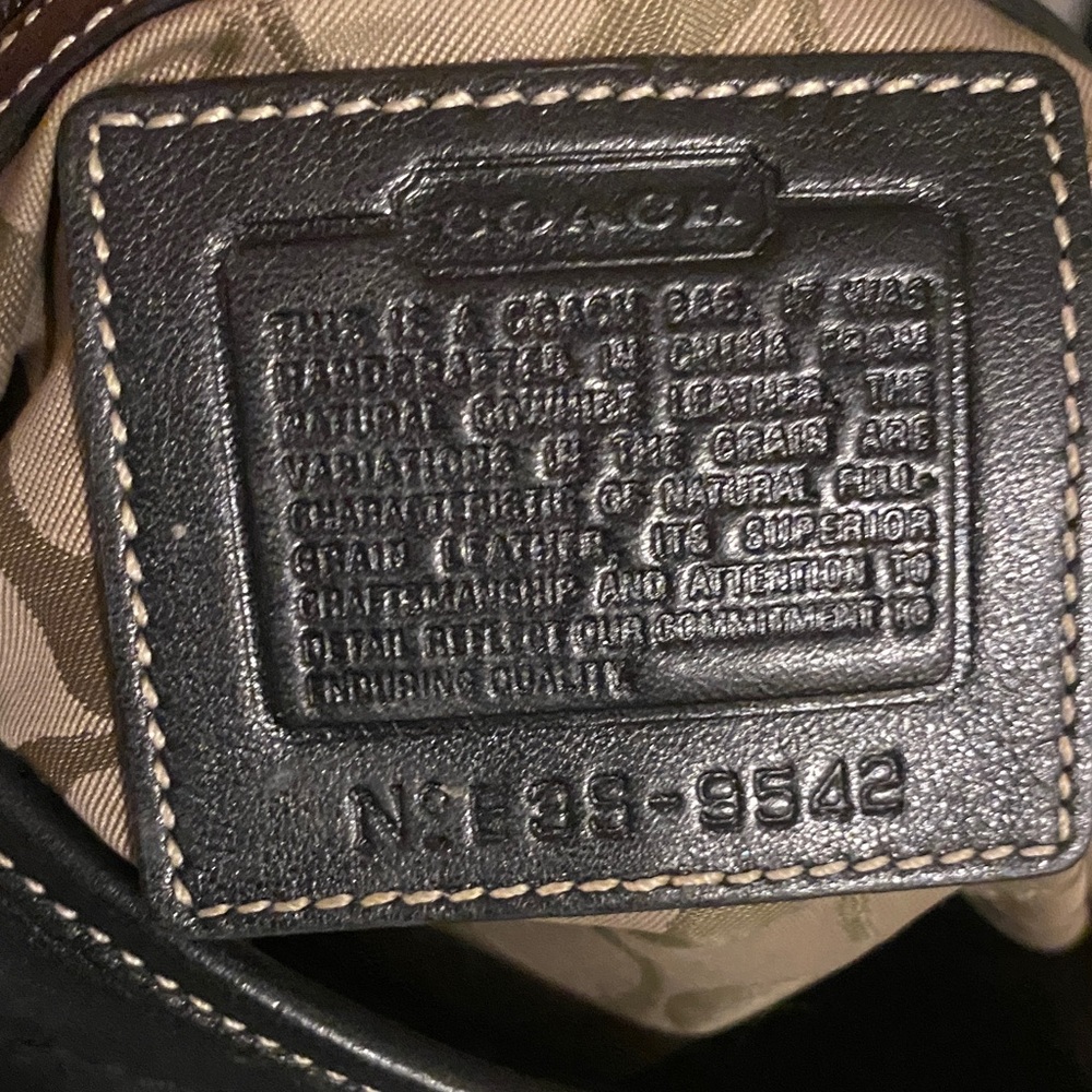 Coach Black Leather Hobo Bag - Picture 10 of 10